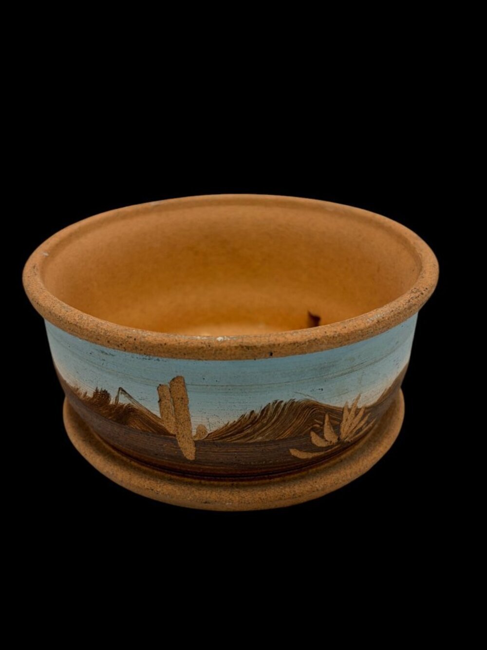 Vintage Gordon Pottery Southwestern Desert Planter | Handcrafted 1990s Studio - Picture 4 of 12